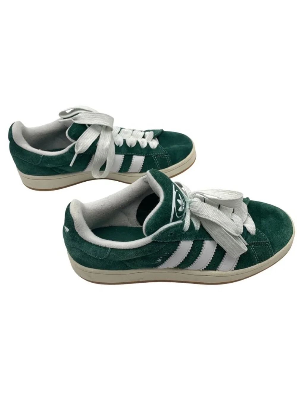Adidas Campus Green White Sneakers Mens Size 9.5 Classic Casual Shoes